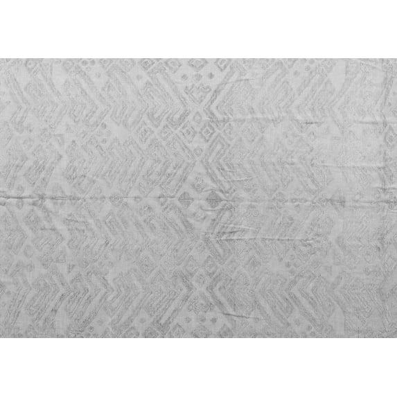 Ahgly Company Indoor Rectangle Solid Gray Modern Area Rugs, 5' x 7'