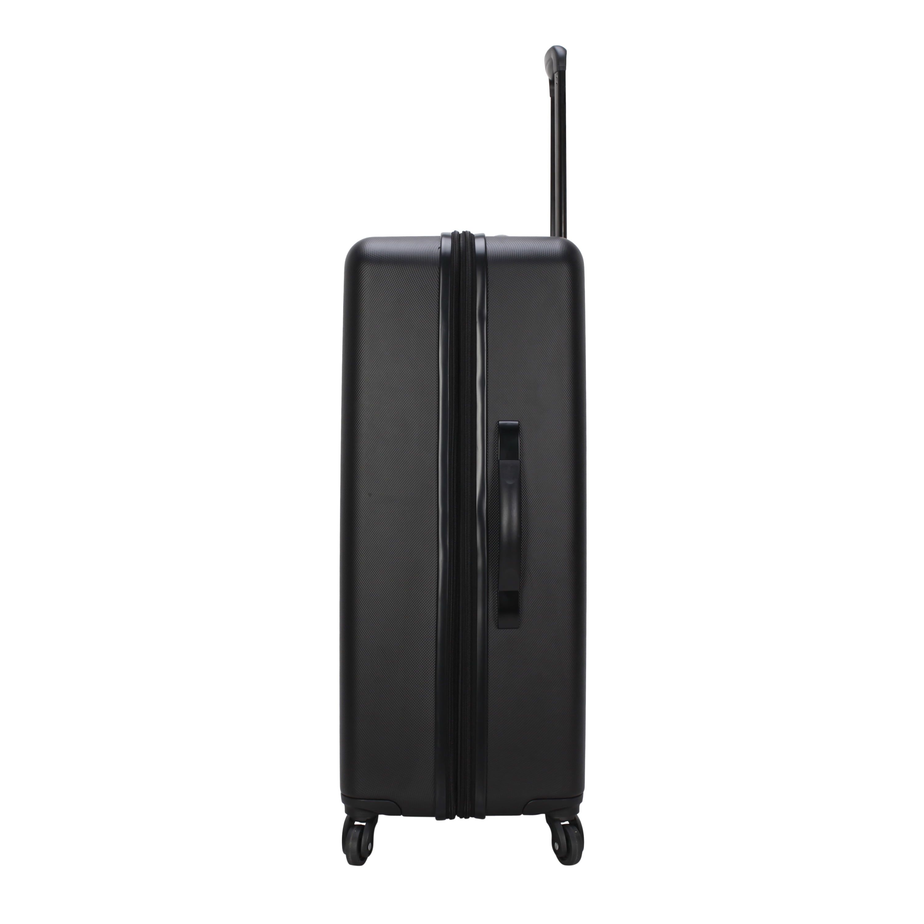 Protege 3-Pc Hardside Luggage Set, Includes 28 in Checked and 20 in Carry-on Luggage and 18 in Duffel, Black, All Ages