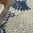 thumbnail image 5 of Nourison Aloha Indoor/Outdoor Tropical Floral Ivory/Navy 2'8" x 4' Area Rug, (3' x 4'), 5 of 10