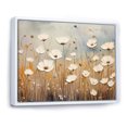 thumbnail image 2 of Designart "Whispering Gardens Of Beige Wildflowers III" Wildflowers Floater Framed Canvas Prints, 2 of 5