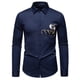 thumbnail image 2 of Seeotter Men's Casual Dress Shirt Long Sleeve Regular Fit Business Button up Shirt, 2 of 7