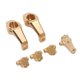 thumbnail image 5 of Brass Front Steering Knuckle Universal Brass Front C Block Plus Tie Rod Mount Set for 1/10 for Traxxas TRX4 Series 26s, 5 of 5