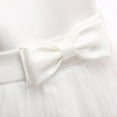thumbnail image 6 of Kids Flower Girl Dress White Ruffle Formal Dress for Girls Sun Dresses Dresses for Teens 3-4 Years, 6 of 7
