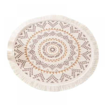 

11 Inch Macrame Coasters Housewarming Gift with Tassels Coasters for Drinks Boho Rustic