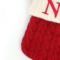 thumbnail image 6 of Aunavey Christmas Stocking with 26 Letter Initial Embroidered Mini Socks for Xmas Tree Hanging Decorations, 6 of 7