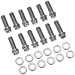 thumbnail image 3 of Moroso Performance Intake Manifold Bolt 38400 Chevy Small Block 90 Degree V6; 12 Point Head; 3/8 Inch - 16 Thread; Gold Iridite; Grade 8 Steel; 12 Bolts And 12 Washers, 3 of 3