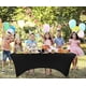 thumbnail image 5 of Kitchen Spandex Table Cloth 6ft Tight Fitted Washable Rectangular Patio Table Cover for Event, Wedding, Banquet & Parties 183Lx76Wx76H cm, 5 of 5