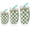 Sage Checkerboard, variant on 3 Pack Iced Coffee Sleeve with Handle, Neoprene Cup Insulator For Cold Drinks, Cup Holder Cover Fits 16oz - 32oz Samll Medium & Large Cups (Checkered Sage Retro)
