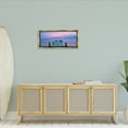 thumbnail image 2 of Stupell Industries Dock at Sunset Horizon Nature Photography Gold Floater Framed Canvas Art Print Wall Art, 31 x 14, 2 of 9