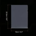 thumbnail image 2 of Uxcell A5 Clear Document Pouch Plastic L Type Folders, Transparent 12 Pack, 2 of 6