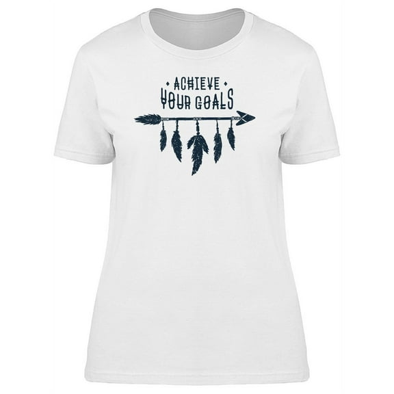 Arrow Achieve Your Goals Sketch Tee Women's -Image by Shutterstock