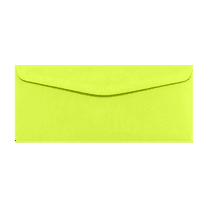 LUXPaper #9 Regular Envelopes, 3 7/8 x 8 7/8, Electric Green, 50/Pack