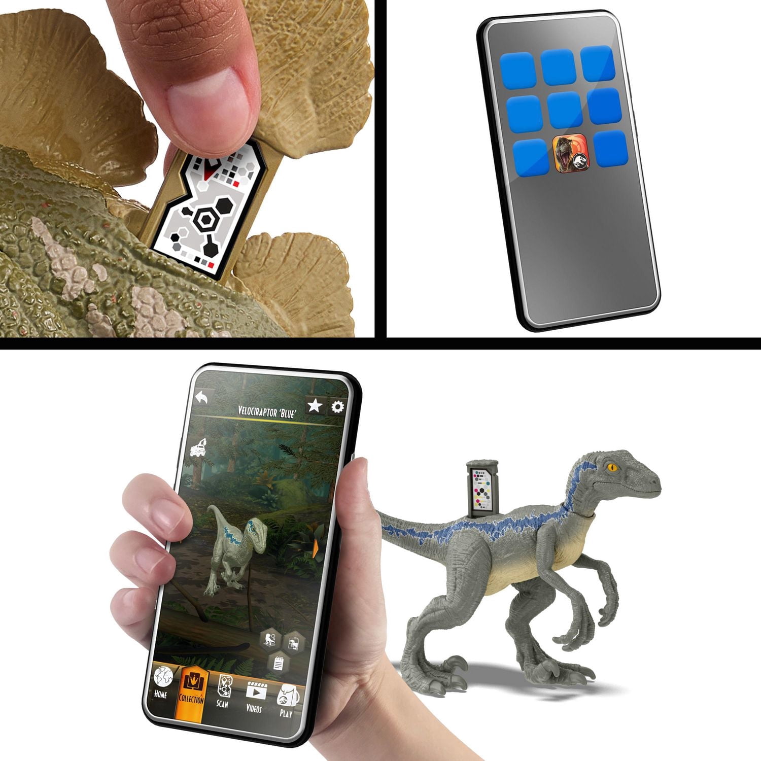 Jurassic World Strike Attack Chasmosaurus Dinosaur Action Figure Toy with Single Strike Action