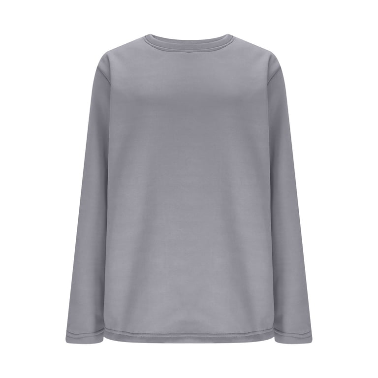 Thermal Tops For Women Sherpa Fleece Lined Pullover Winter Warm Crewneck Sweatshirts Long Sleeve Holiday Print Sport Loungewear Tunic Tops Blouses