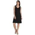 thumbnail image 4 of Inkmeso Robe Évasée Sans Manches pour Femmes Longueur Genou Ligne A Été Décontractée, 4 of 7