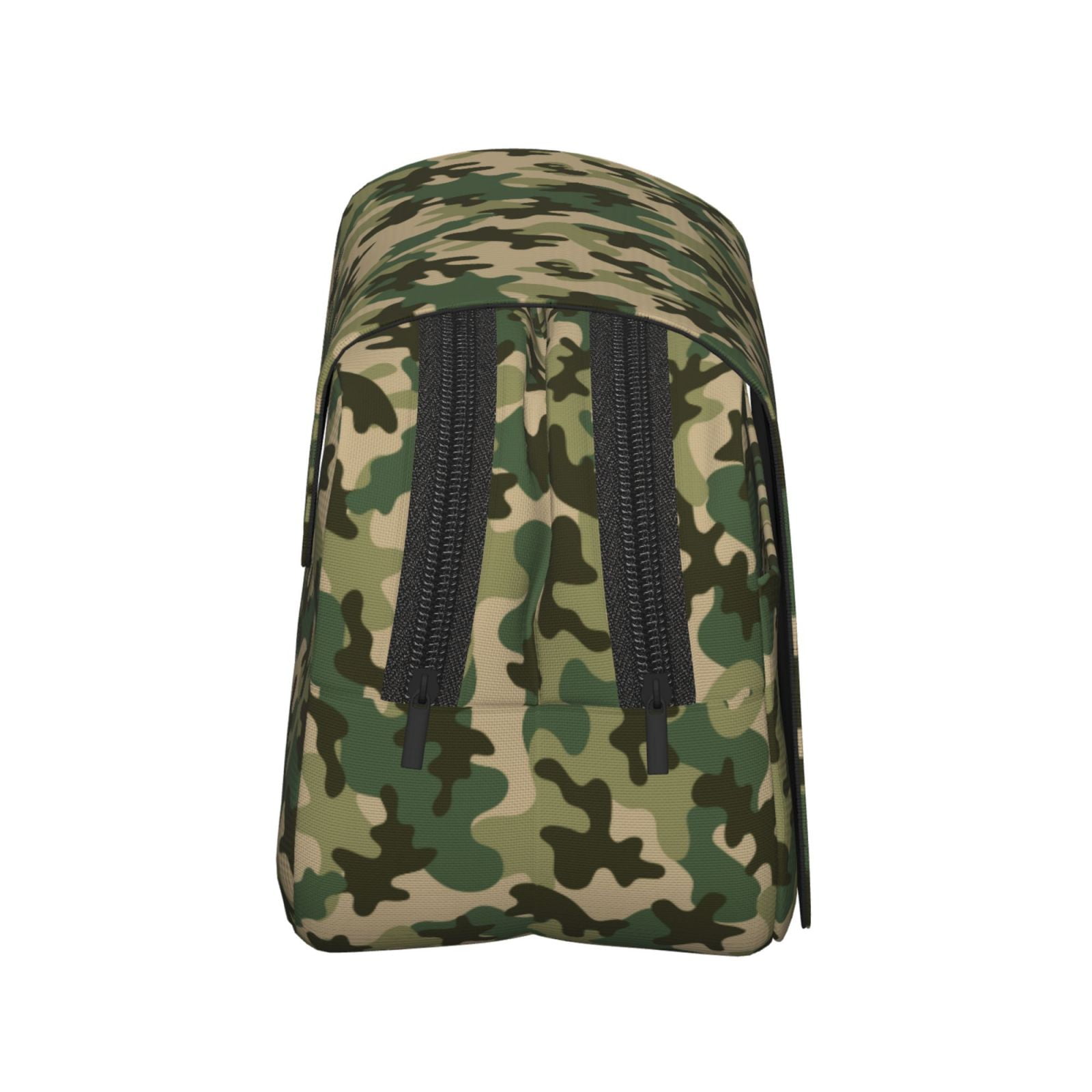 Rateoe Camouflag Pattern Double Clamshell Pen Case, Storage Organizer with Two Zipper Compartments– Holds Up to 50 Pencils & Pens