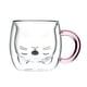 thumbnail image 1 of Taza de gato con asa. Taza de café de doble pared para los amantes de los gatos, 1 of 5