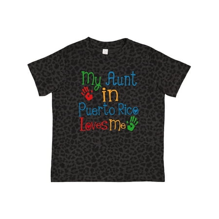 

Inktastic My Aunt in Puerto Rico Loves Me Gift Toddler Boy or Toddler Girl T-Shirt
