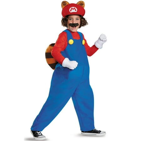 Super Mario Brothers Raccoon Deluxe Costume for
