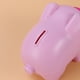 thumbnail image 5 of Alcancía de plástico con forma de cerdito, ideal para ahorrar dinero, regalo de cumpleaños y Navidad, decoración para habitación de niños y niñas (rosa y rojo), 5 of 7