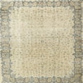 thumbnail image 1 of Ahgly Company Machine Washable Indoor Square Traditional Khaki Gold Area Rugs, 5' Square, 1 of 7