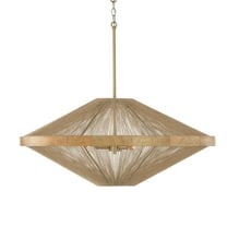 Capital Lighting 352842 Maya 4 Light 31" Wide Pendant - Brass