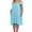 Turquoise, variant on Raviya Womens Plus Tie-Dye Dress Cover-Up