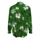 thumbnail image 2 of TaTaai Ladies St. Patrick's Day Printed Long Sleeve Shirt Fashion Round Neck Casual Blouse Lightweight Soft Polyester Top for Daily Party Office Vacation All Seasons Wear Gift, 2 of 5