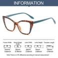 thumbnail image 3 of Anti-glare Square Glasses BLACK Black, 3 of 8