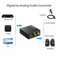 thumbnail image 4 of Optical Coaxial Toslink Digital to Analog Audio Converter Adapter RCA 3.5mm L/R, 4 of 8