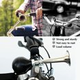 thumbnail image 5 of Bocina de bicicleta clásica Bocina de aire de metal retro Bocina de bicicleta tradicional para adultos y niños Altavoz trenzado Sirena Bocina de aire para manillar de bicicleta (1 pieza) JAMW Sencillez, 5 of 5