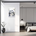 thumbnail image 2 of ZHONGYUTONG Love Birds Canvas Wall Art Two Blue Gray Couple Birds on Branch Painting Prints Modern Romantic Pictures Home Decor for Bedroom Framed (12.00" x 18.00"), 2 of 6