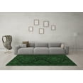 thumbnail image 3 of Ahgly Company Indoor Square Persian Emerald Green Traditional Area Rugs, 6' Square, 3 of 4