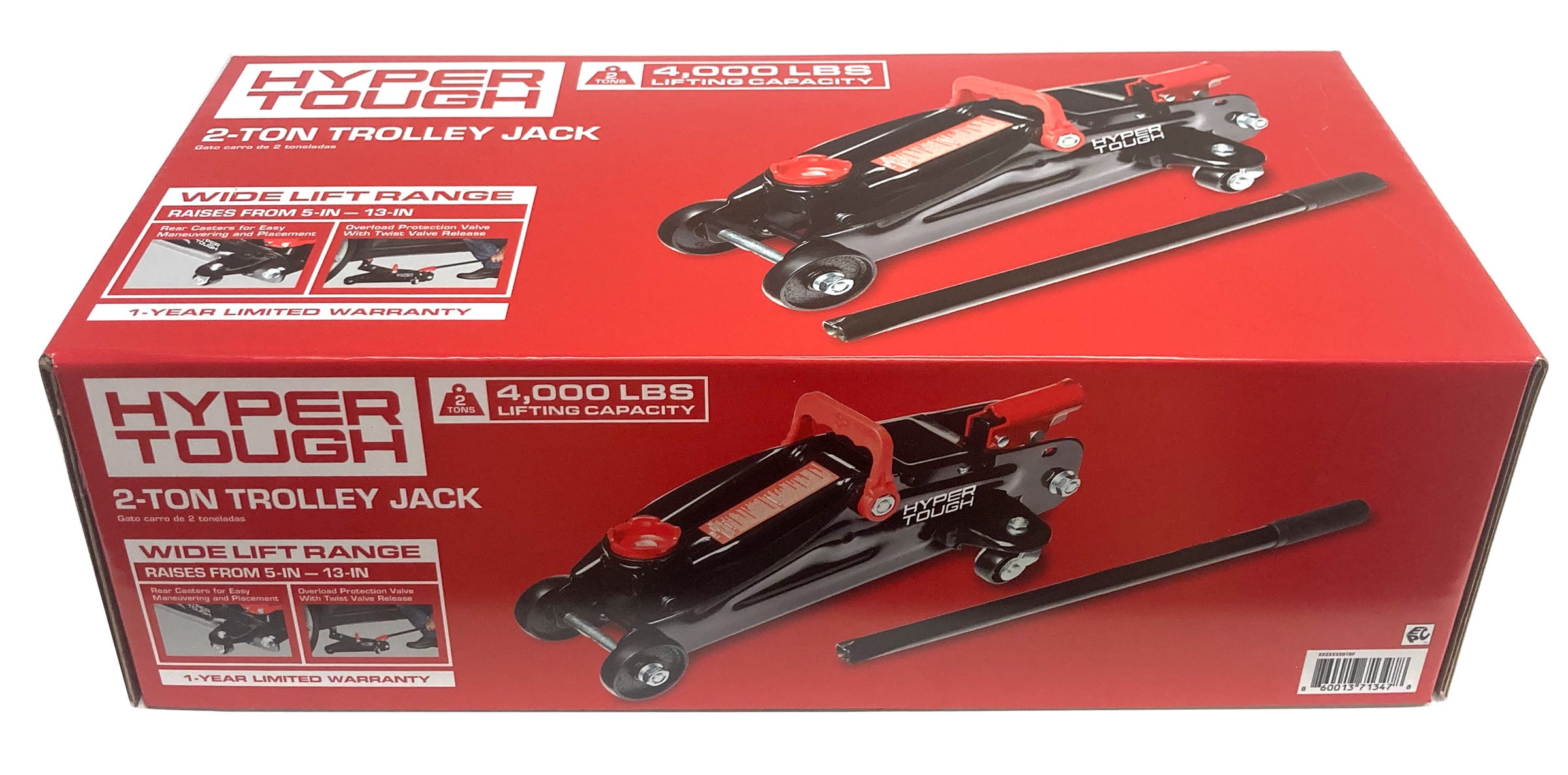 Hyper Tough 2 Ton Trolley Jack