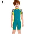 thumbnail image 4 of Sonducket Bañador de buceo para niño, traje de baño corto para niño, traje de baño para niños, traje de baño con protección , traje Deportes acuáticos Azul L, 4 of 6