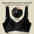 thumbnail image 3 of Wireless Push Up Bra,Full Coverage No Underwire Push Up Supportive Bra Comfortable Everyday T-Shirt Bra, 3 of 8