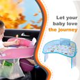 thumbnail image 2 of Bandeja de coche para bebé, mesa de viaje para coche, soporte de comida portátil para bebés a prueba de agua, cochecito ajustable, valla para comer con correa tipo 3 Jumpingount  BA000346-03, 2 of 7