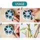 thumbnail image 5 of Garden Plant Support Ties, 2 Rolls of 100m Green PVC-Coated Wire for Gardening and Home Use, 5 of 5