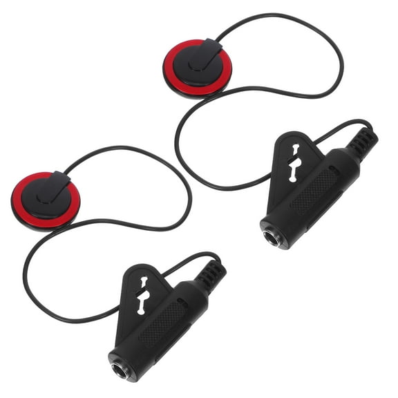 TABLZONE Guitar Pickup Metal Instrument Piezo Transducer for Acoustic Guitars 2Pcs