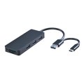 thumbnail image 1 of Hz-0010 USB 3.0 TYPE C MICRO HUB Card Reader HUB Splitter Multi Spliter Hub Combo HUB Multi-port Interface Extension Adapter Compatible for Computer Tablet Mobile Phone, 1 of 7