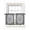 Gray, variant on Vintage Ethnic Tier Curtains 24 Inch Length,Sheer Curtains for Bedroom Living Room Window Southwestern Rustic Boho Floral Print Rod Pocket Drapes Kitchen Curtains Small Half Window 27.5"x24" 2 Panels
