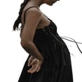 thumbnail image 2 of Robe Longue d'Été pour Femmes avec Bretelles Spaghetti et Col Roulé, 2 of 5