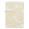 White Matte Laser 360 Waves Design