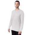 thumbnail image 4 of Hanes Men's Long Sleeve T-Shirt Tee Perfect-T Lightweight Soft Crewneck S-3XL, 4 of 8