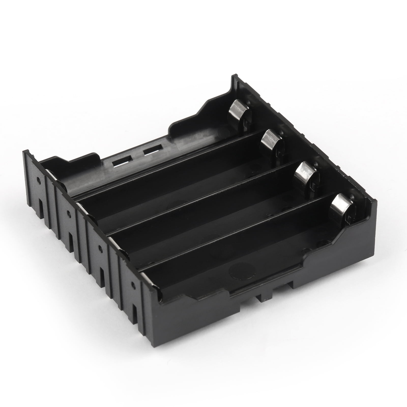 1PCS 4 Cell 18650 Battery Holder Case Box Leads Pins PCB