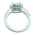 thumbnail image 4 of 925 Sterling Silver Cushion Cut Wedding Rings for Women & Engagement Rings Make Great Girlfriend Gifts, 4 of 7