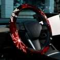 thumbnail image 6 of Christmas Snowflakes 14.5 Inch Printing PVC Leather Car Wheel Cover Steering Wheel Cover Auto Accessories, 6 of 6
