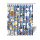 thumbnail image 1 of ABPHQTO Lovely Dogs Group Cortina de ducha, Cute Dogs and Puppy Sets Cortina de ducha de tela de poliéster Juegos de baño 150x180 cm, 1 of 3