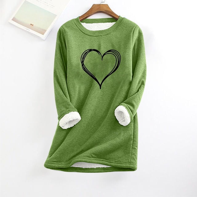 Birdeem Chemise Décontractée à Manches Régulières Imprimée Mode pour Femmes Hiver Ample Vacances Col Rond