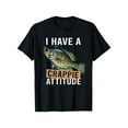 thumbnail image 4 of 100% Cotton Men's Fishing T-Shirt - "I Have a Crappie Attitude" Design, Lightweight & Breathable Crew Neck Tee, Perfect for Outdoor Adventures, Fishing, and Casual Wear - Sizes S to S, 4 of 9